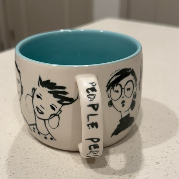 Anthropologie "My Kind Of Person" People
Sketch Mug Turquoise Interior - Retired - Picture 5 of 8